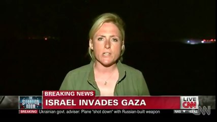 Israelis cheer as Gaza invasion begins