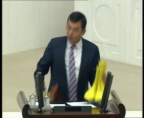CHP Mv. Özgür Özel:"Ey Zalim Uslu, bu çizmelerin yeri başımızın üzeridir." TBMM-17.07.2014