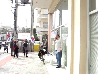 Ο ΑΓΩΝΙΣΤΗΣ ΘΟΔΩΡΟΣ ΚΡΕΠΑΠΑΣ ΜΙΛΑΕΙ ΕΞΩ ΑΠΟ ΤΟ ΙΚΑ ΑΙΓΑΛΕΩ ΣΤΗΝ ΠΕΡΙΚΛΕΟΥΣ - MOV07757