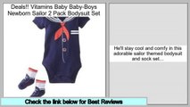 Cheap Deals Vitamins Baby Baby-Boys Newborn Sailor 2 Pack Bodysuit Set