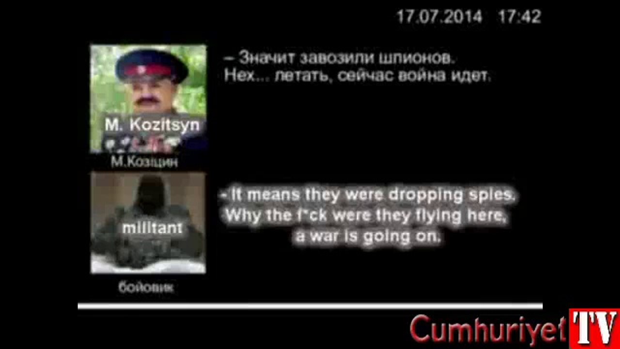 Ukrayna, Malezya uçağını vuran ayrılıkçıların konuşmalarını yayınladı