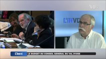 Plateau l'invité : Gérard SEIMBILLE, Budget du conseil général du Val d'Oise