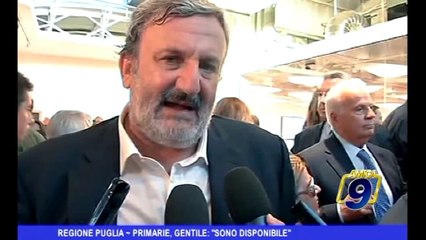 Descargar video: REGIONE PUGLIA | Primarie, Gentile: sono disponibile