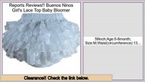 Reports Reviews Buenos Ninos Girl's Lace Top Baby Bloomer