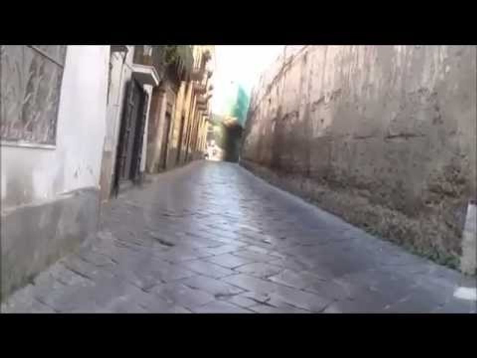 Aversa (CE) - Via Castello, Castaldo (Pd): "Lavori fantasma" (14.07.14)