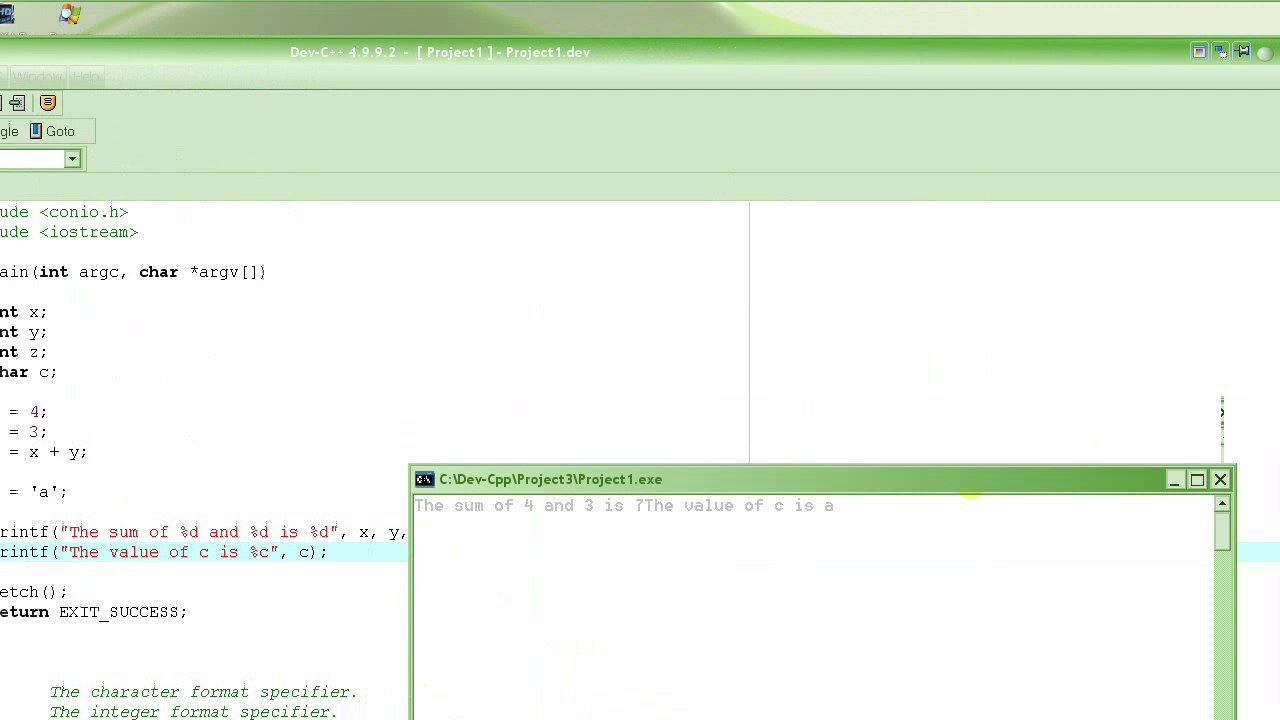 C Programming Tutorial # 10 - Outputting - Part 2
