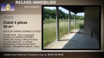 Vente - chalet - SECTEUR SARREGUEMINES (57910)  - 50m²