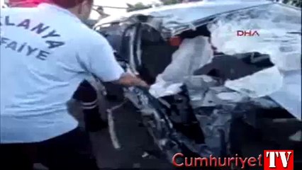 Alanya'da feci kaza: Rus turist olay yerinde can verdi