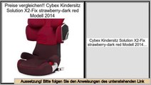 Hot Deals Cybex Kindersitz Solution X2-Fix strawberry-dark red Modell 2014