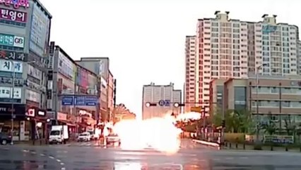 Helikopter caddeye düştü!