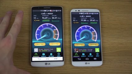 LG G3 vs. LG G2 - Internet Speed Test