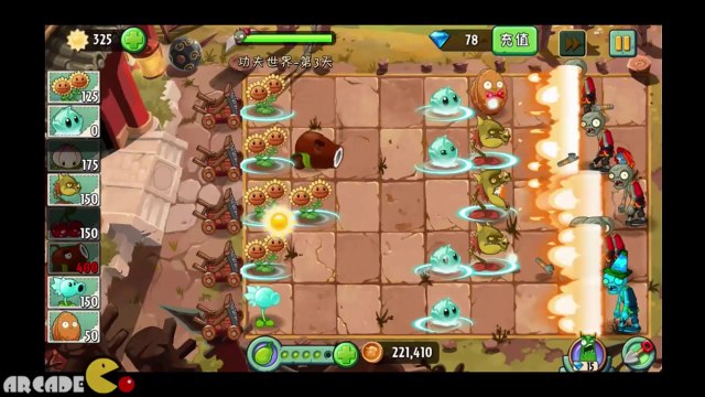 Plants Vs Zombies 2 Kung World NEW LEVEL 2 PLANTS (China IOS Version) With Commentary