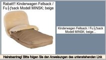 Niedrige Preise Kinderwagen Fellsack / Fußsack Modell MINSK; beige