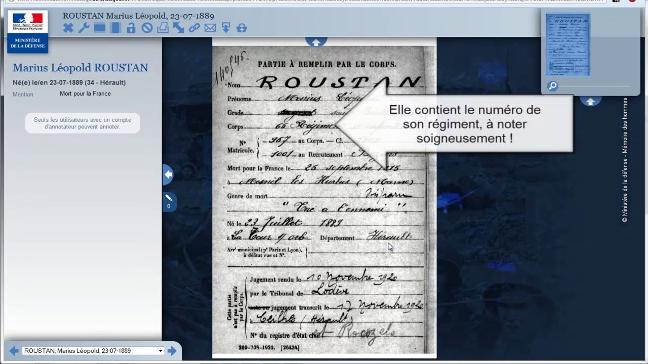 Comment reconstituer le parcours d'un soldat pendant la Grande Guerre