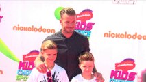 David Beckham and His Sons Steal the Show at the Nickelodeon Kids' Choice Awards