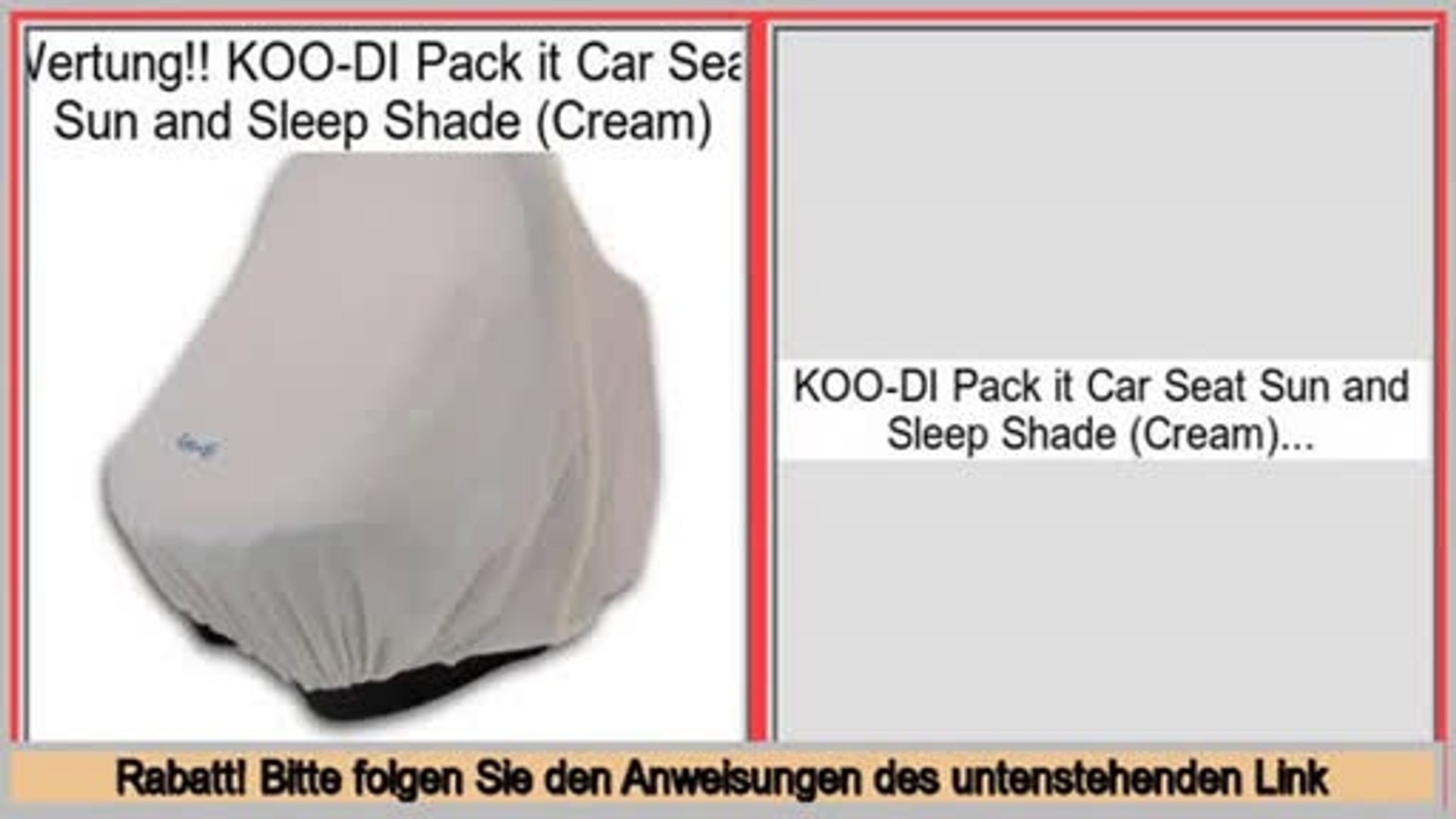 koo di pack it sun and sleep shade