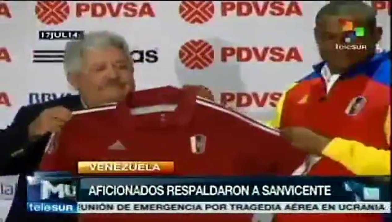 Sanvicente sustituye a Farías como DT de Selección de Fútbol de Vzla.