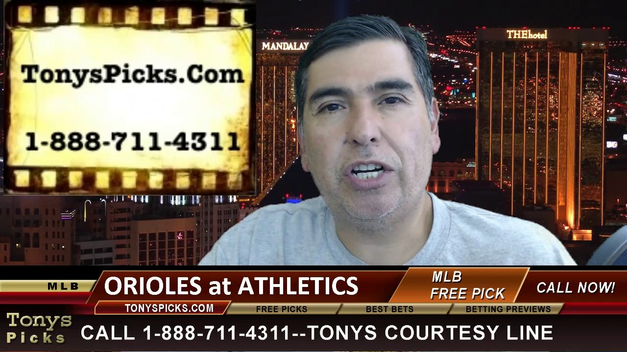 Oakland Athletics vs. Baltimore Orioles Pick Prediction MLB Odds Preview 7-18-2014