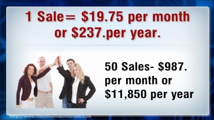 Free to join affiliate program for classified ad posting service.