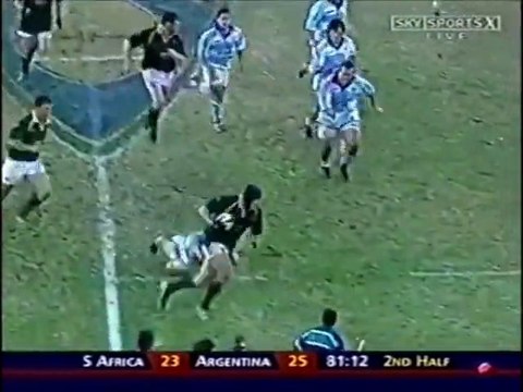 La relance de la mort des Springboks face aux Pumas