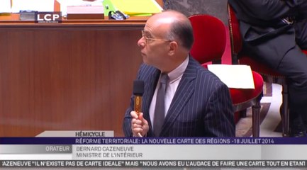Travaux en séance : Suite de la discussion sur le projet de loi relatif à la nouvelle délimitation des régions