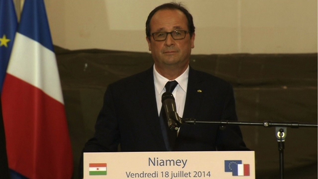 Allocution à la base aérienne de Niamey au Niger