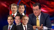 Late-night laughs: Colbert rips 2016 GOP contenders