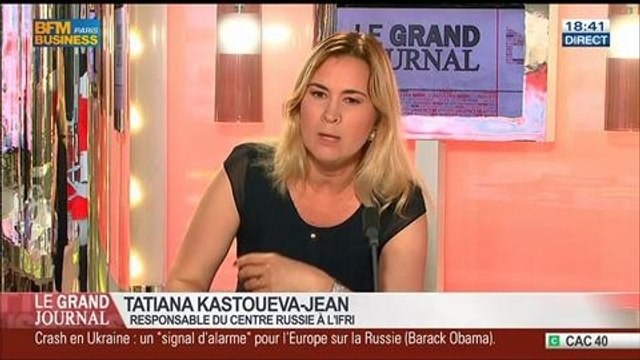 Tatiana Kastouéva-Jean et Benaouda Abdeddaïm, dans Le Grand Journal – 18/07 3/7