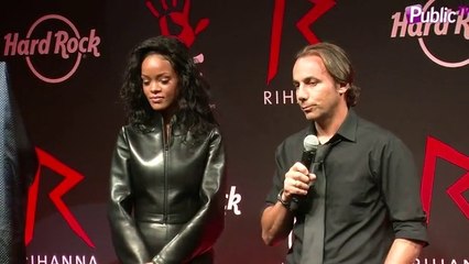 Exclu Vidéo : La conférence de presse de Rihanna au Hard Rock comme si vous y étiez !