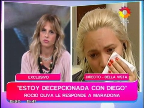 PRONTO.COM.AR - Rocío Oliva- 'Lo que me hizo pasar Diego fue una pesadilla'
