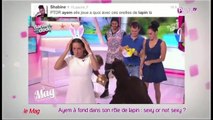 Public Zap : Ayem à fond dans son rôle de lapin sexy : In ou out ?