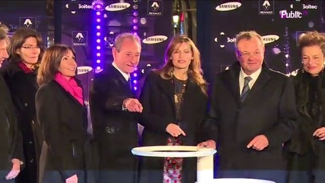 Exclu Vidéo : Laetitia Casta : Les illuminations sur les Champs Elysées, j'ai toujours trouvé ça magique ! Et vous ?