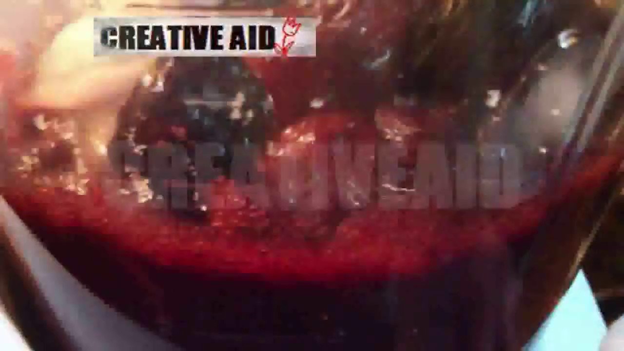 How To Make Slushy طريقة عمل مشروب التوت المثلج - سهلة وسريعة