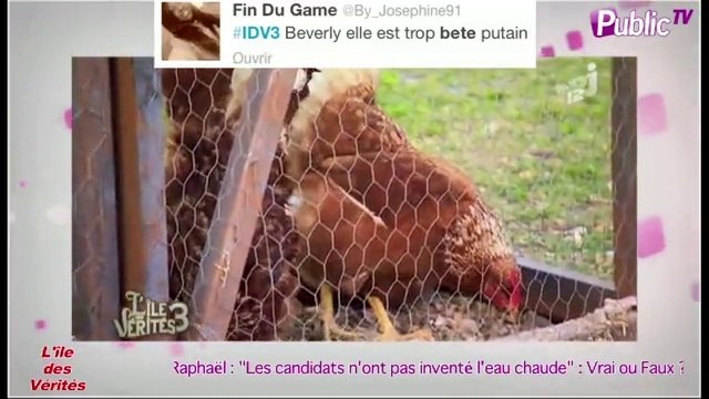 Public Zap : Raphaël (L'île des Vérités 3) : Les candidats n'ont pas inventé l'eau chaude ! : Vrai ou Faux ?