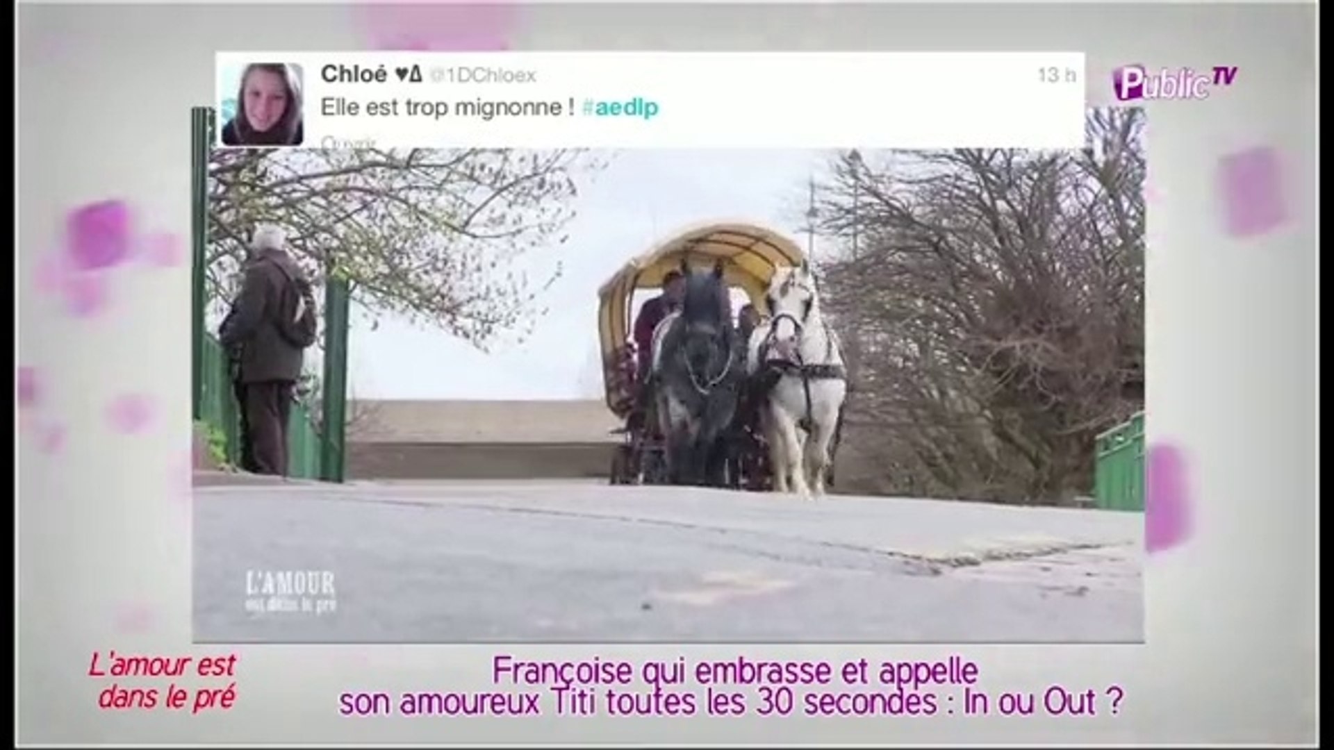 Public Zap Francoise De L Amour Est Dans Le Pre Qui Embrasse Et Appelle Son Amoureux Titi Toutes Les 30 Secondes In Ou Out Video Dailymotion