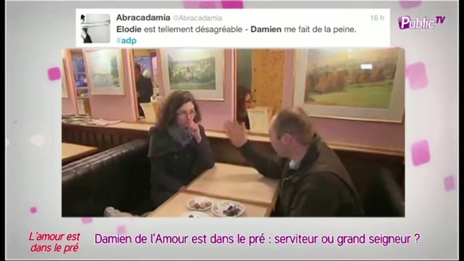 Damien Et élodie Amour Est Dans Le Pré Public Zap : Damien de l'Amour est dans le Pré : serviteur ou grand  seigneur ? - Vidéo Dailymotion