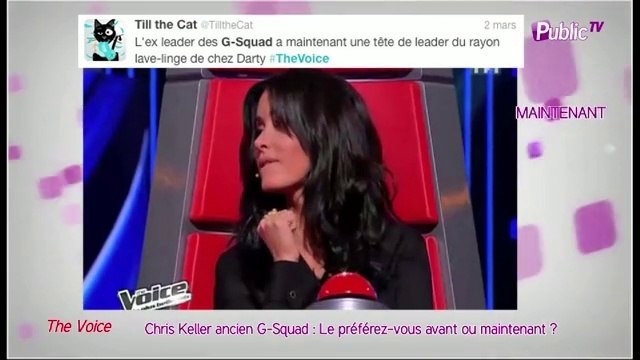 Public Zap : Chris Keller ancien G-Squad dans The Voice 2 : Avant ou maintenant ... Comment le préférez-vous ?
