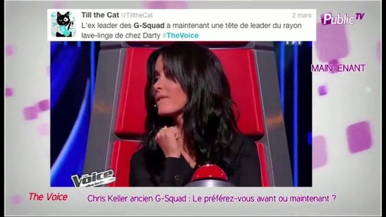 Public Zap : Chris Keller ancien G-Squad dans The Voice 2 : Avant ou maintenant ... Comment le préférez-vous ?