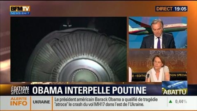 BFM Story: Edition spéciale: Crash du vol MH17: Quelles pourraient être les conséquences d'une implication des séparatistes russes ? - 18/07