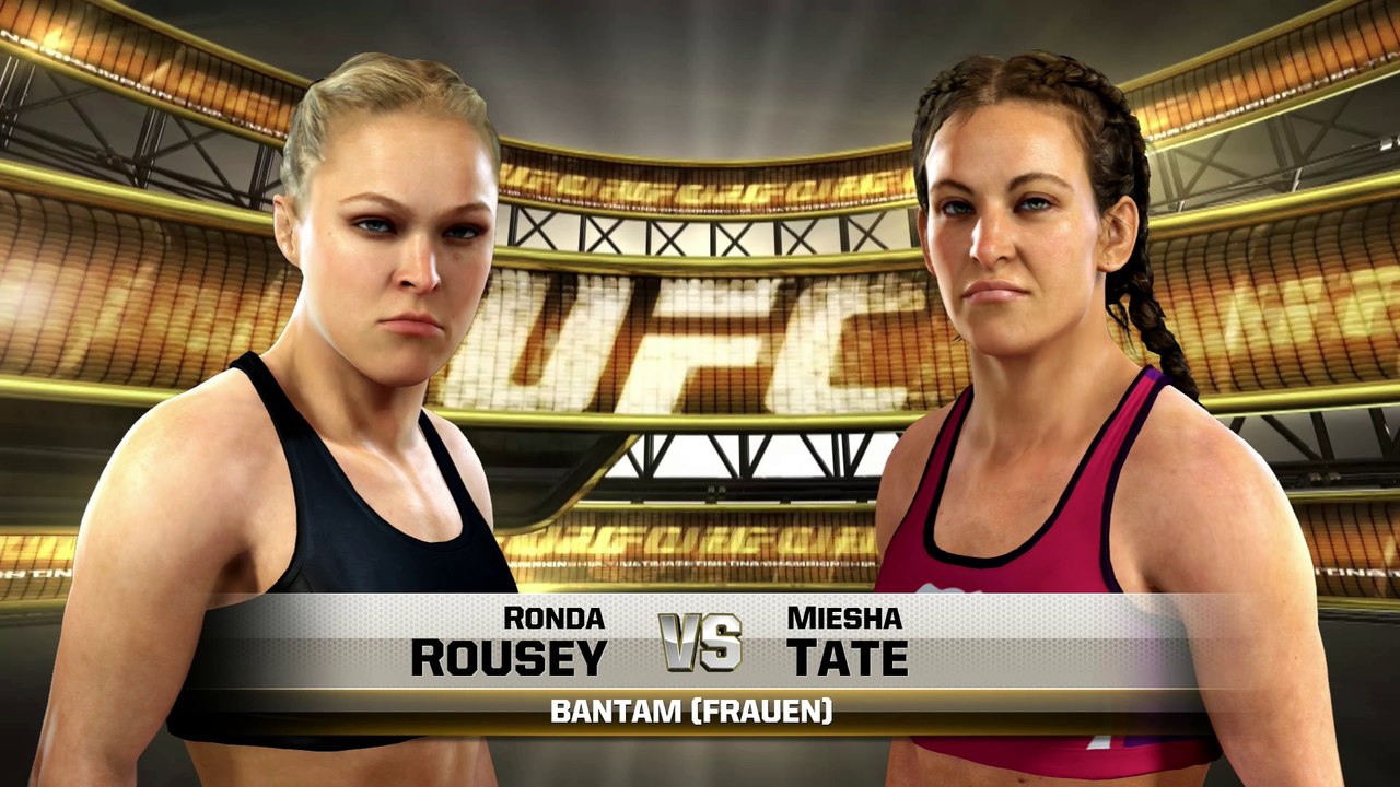 EA UFC PS4 Gameplay (GER) - Tate vs Rousey