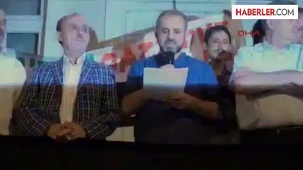 Sakarya'da Gazze İçin Teravih Namazı Öncesi İsrail'e Protesto