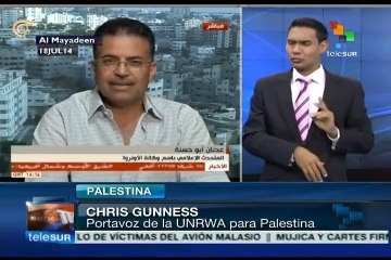 ONU informa que 18 mil palestinos huyeron de sus hogares