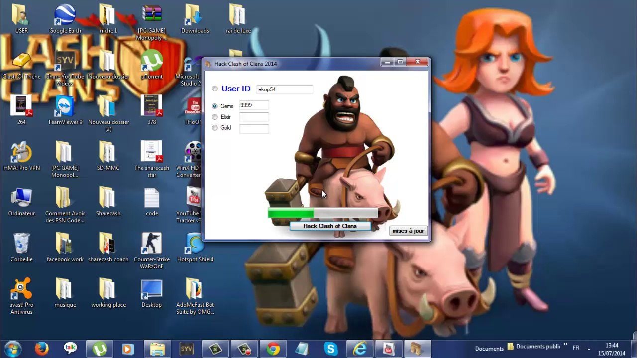 [FR] Comment Avoir Des Gemmes Illimite Dans Clash Of Clans [Juillet 2014]