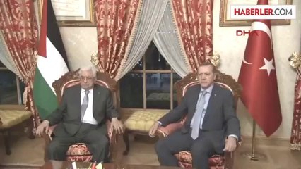 Başbakan Erdoğan ile Mahmud Abbas Bir Araya Geldi