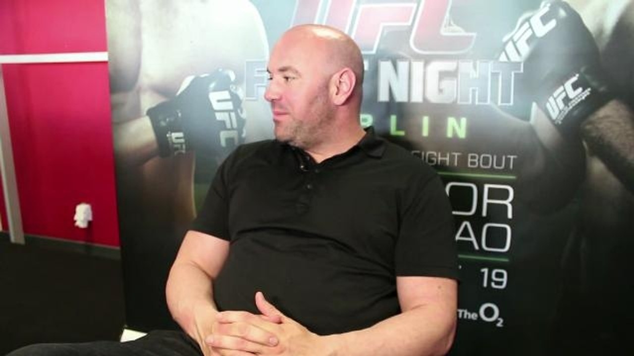 Dana White-UFC Fight Night Dublin scrum-4 of 6