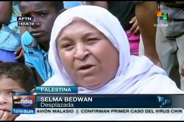 Ya son 18 mil los desplazados por ataques israelíes en Gaza