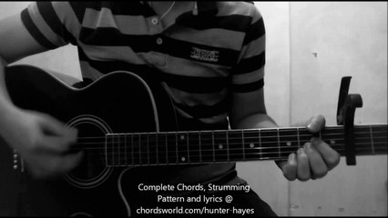 Storyline Chords by Hunter Hayes - How To Play - chordsworld.com
