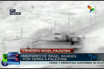 Militares israelíes se movilizan día y noche para atacar Gaza