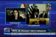 Presidentes de Paraguay y Uruguay formalizaron alianzas comerciales