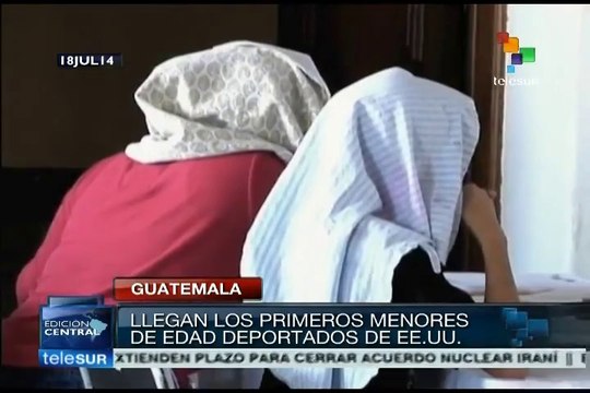 Arriban a Guatemala primeros niños deportados desde EE. UU.